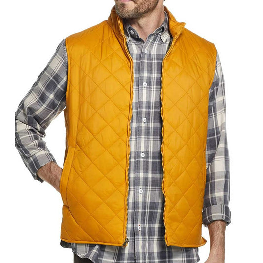JUPITER BLOCK STITCH PATTERN PADDED GILLET