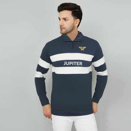 Jupiter Aviator Synthetic Poly Fleece Men Sweat Shirt Top
