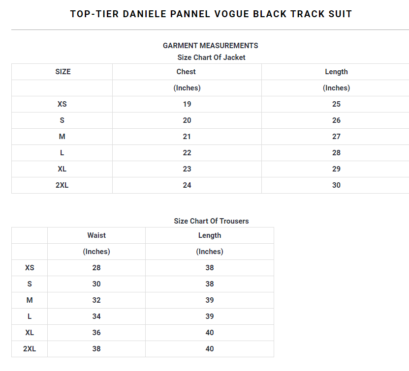 Top-Tier Daniele Panel vogue Navy Track Suit