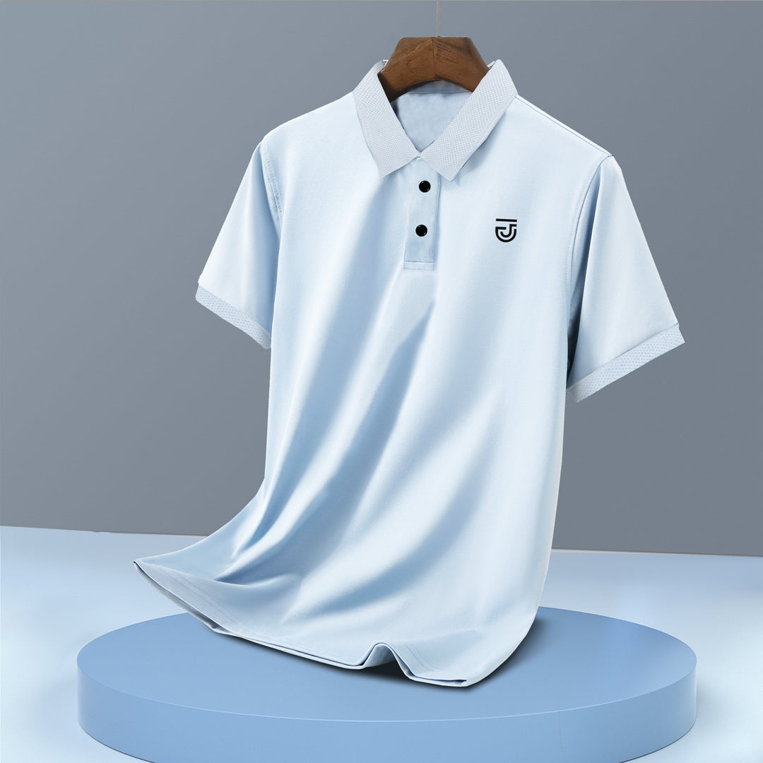 Jupiter Texture Collar Elite Fit Cotton Polo For Men