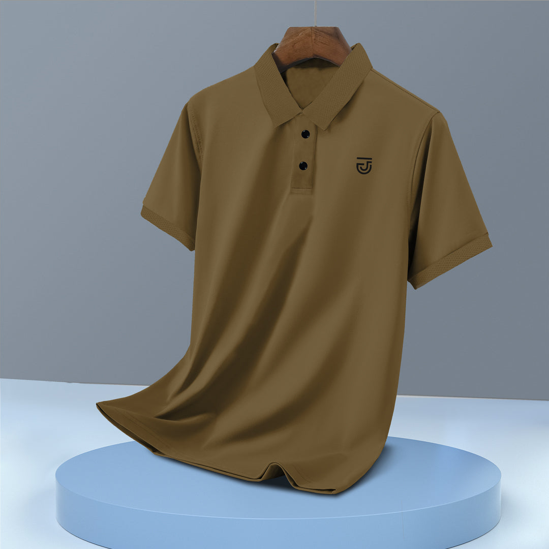 Jupiter Texture Collar Elite Fit Cotton Polo For Men