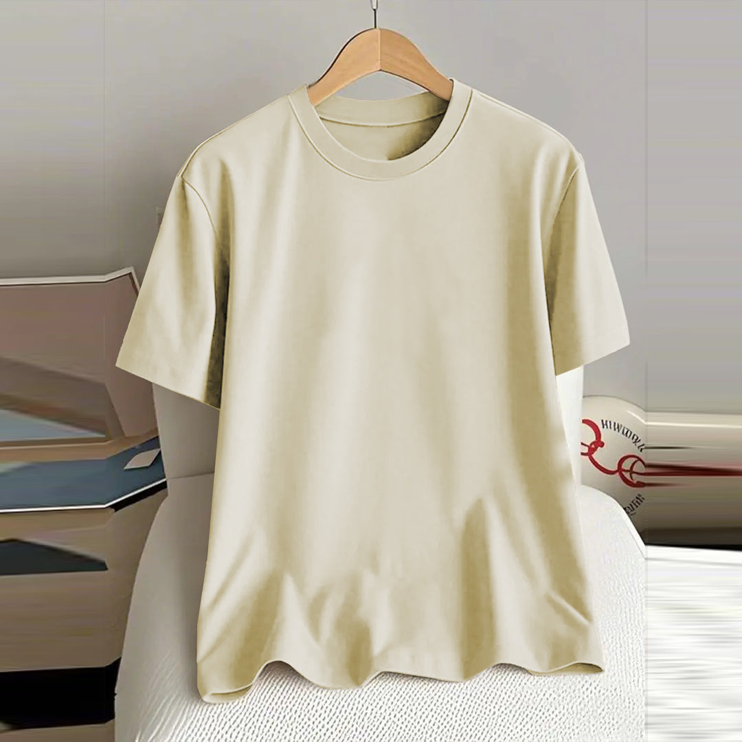 Jupiter Men's Oversized Off Shoulder Heavy Gsm  Basic Tee Shirt