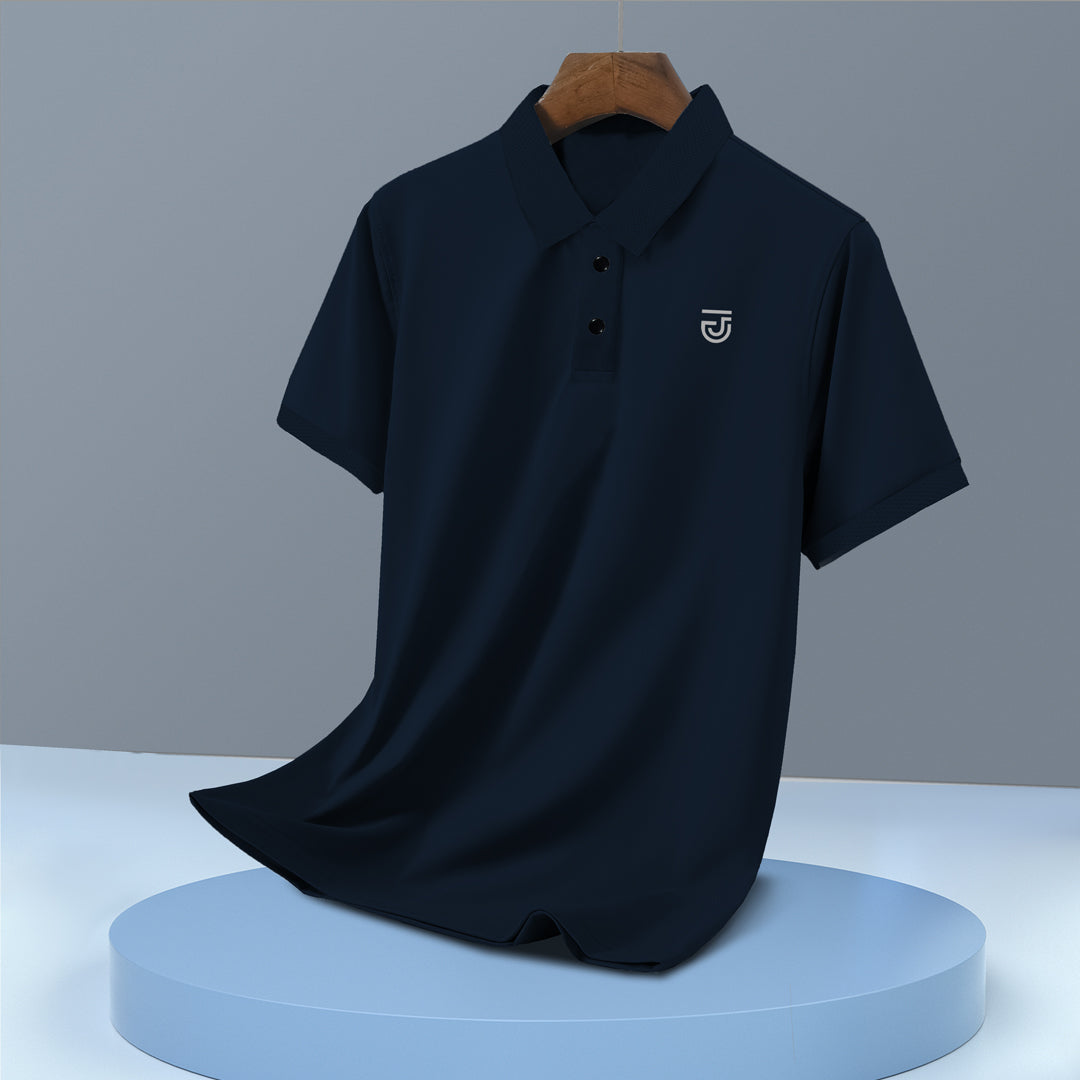 Jupiter Texture Collar Elite Fit Cotton Polo For Men