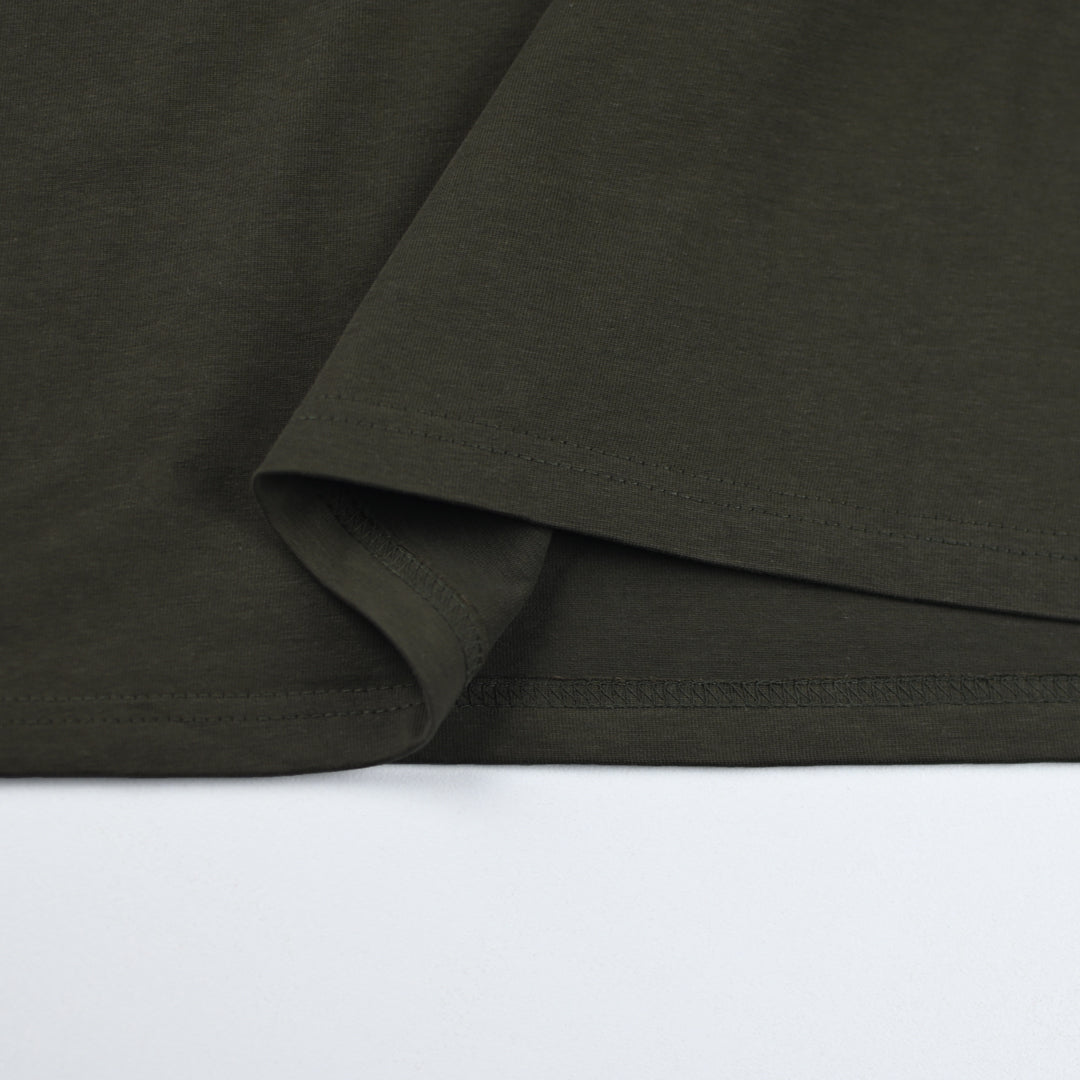 Jupiter Men's Oversized Off Shoulder Heavy Gsm  Basic Tee Shirt