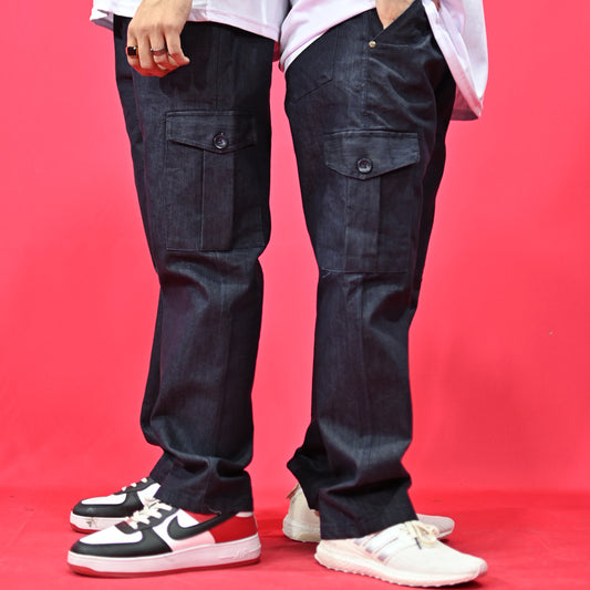 Jupiter Engineered Denim Cargo Pockets Pant