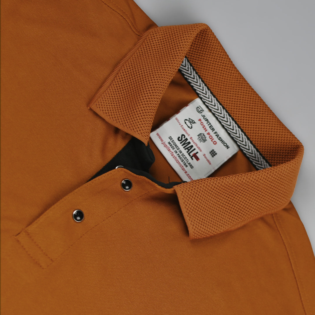 Jupiter Texture Collar Elite Fit Cotton Polo For Men