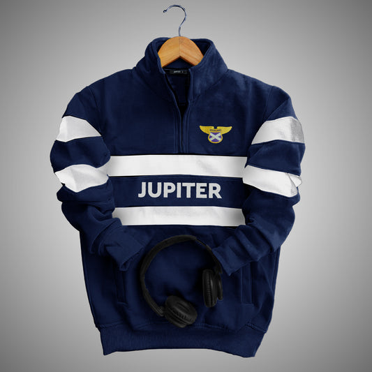 Jupiter Aviator Synthetic Poly Fleece Men Sweat Shirt Top