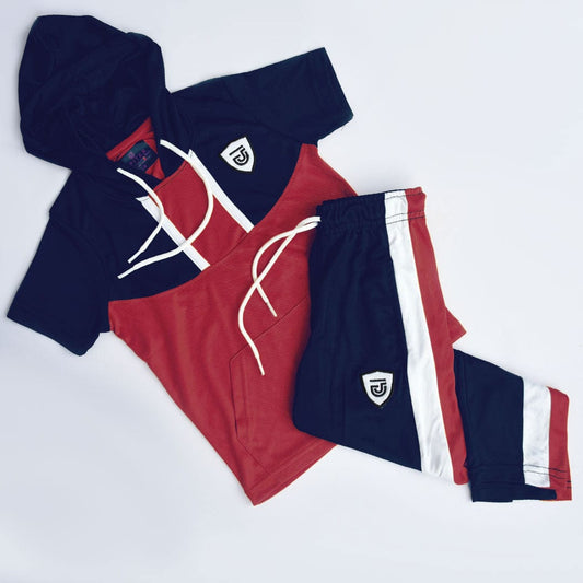 Jupiter Kids Poly Athletic Summer Hooded Track Suit 2-14 years